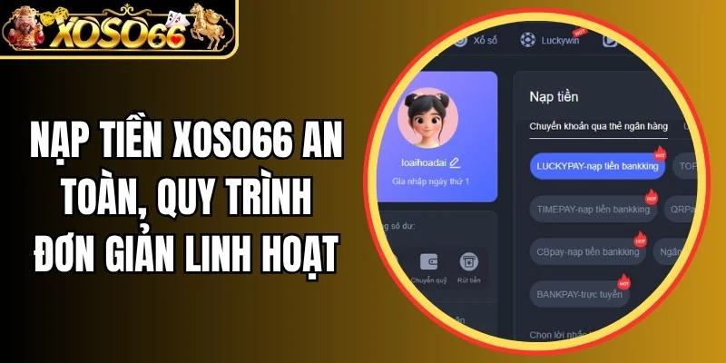 Nạp tiền Xoso66